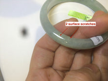 Load image into Gallery viewer, 50.8mm certified Type A 100% Natural light green Jadeite Jade bangle M38-5950