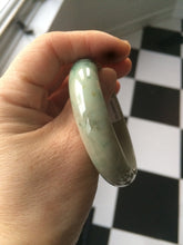 Load image into Gallery viewer, 54.7mm Certified Type A 100% Natural green/yellow Jadeite Jade bangle KS24-7532