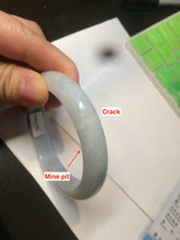 Load image into Gallery viewer, 53.5mm certified 100% natural Type A green/white jadeite jade bangle AQ31-1361