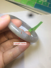 Load image into Gallery viewer, 57.5mm certified Type A 100% Natural light green/brown/purple/gray Z79-0253