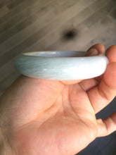 Load image into Gallery viewer, 57.8mm 100% certified natural light green/blue/yellow jadeite jade bangle S27-3228