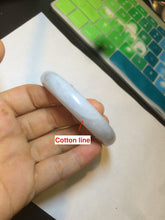 Load image into Gallery viewer, 54mm 100% natural Type A yellow/white jadeite jade bangle Z107