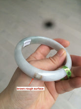 Load image into Gallery viewer, 58.5mm Certified Type A 100% Natural light green/red jadeite jade bangle AD3-3048