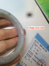 Load image into Gallery viewer, 58.8mm Certified Type A 100% Natural green purple jadeite jade bangle AM30-2407