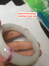 Load image into Gallery viewer, 55.9mm 100% natural Type A green/white/yellow jadeite jade bangle AF74-6211