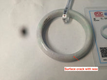 Load image into Gallery viewer, 53.9mm certified Type A 100% Natural sunny green purple Jadeite Jade bangle GC18-1846 (add on item)