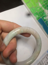 Load image into Gallery viewer, 58mm Certified 100% natural Type A light green/yellow/purple/blue round cut jadeite jade bangle AF3-9218