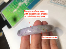 Load image into Gallery viewer, 56.5mm certified 100% natural Type A green/brown/purple jadeite jade bangle AQ26-2685