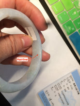 Load image into Gallery viewer, 52.2mm Certified 100% natural Type A light green jadeite jade bangle Y119-0485
