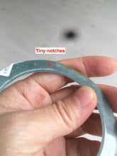 Load image into Gallery viewer, 58.1mm Certified Type A 100% Natural green/blue/gray/yellow super thin style Guatemala Jadeite bangle M51-7049