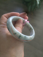 Load image into Gallery viewer, 55.2mm Certified Type A 100% Natural green Jadeite Jade bangle B63-5265