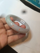 Load image into Gallery viewer, 55.5 mm Certified type A 100% Natural sunny green light purple Jadeite bangle AD54-1106 卖了