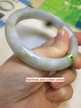 Load image into Gallery viewer, 57.8mm Certified Type A 100% Natural light green/brown Jadeite Jade bangle Z81-5732