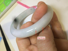 Load image into Gallery viewer, 55mm Certified Type A 100% Natural green/white/yellow Jadeite Jade bangle AD35-9287