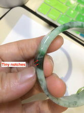 Load image into Gallery viewer, 50.6mm Certified type A 100% Natural apple green Jadeite Jade bangle AH41-7281