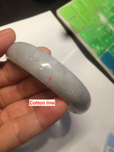 Load image into Gallery viewer, 59mm Certified Type A 100% Natural light green Jadeite Jade bangle D75-3759