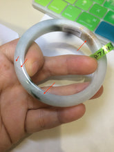 Load image into Gallery viewer, 52.7mm certified Type A 100% Natural green/brown/white Jadeite Jade bangle AE22-3033