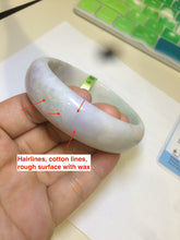 Load image into Gallery viewer, 59mm Certified 100% natural Type A green/orange/purple jadeite jade bangle AB60-5684