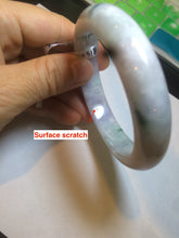 Load image into Gallery viewer, 55.5mm Certified 100% natural Type A green/purple/red (福禄寿)jadeite jade bangle U90-0518