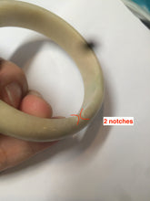 Load image into Gallery viewer, 58.3mm Type A 100% Natural sunny green/yellow Jadeite bangle AF75