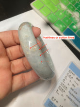 Load image into Gallery viewer, 58.8mm certified 100% natural Type A green/blue/purple/brown jadeite jade bangle W83-9905