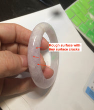 Load image into Gallery viewer, 53.5mm certified 100% natural Type A green/purple jadeite jade bangle AQ57-5347