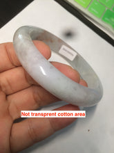 Load image into Gallery viewer, 57.5mm Certified Type A 100% Natural light green/purple/red Jadeite Jade bangle AC62-0052