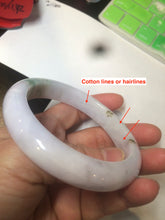 Load image into Gallery viewer, 59.7mm certified 100% Natural green/purple/white/brown jadeite Jade bangle J107-0542