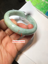 Load image into Gallery viewer, 55.8mm Certified type A 100% Natural green yellow Jadeite bangle Y121-2487