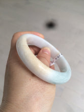 Load image into Gallery viewer, 57.8mm 100% certified natural light green/blue/yellow jadeite jade bangle S27-3228