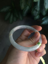 Load image into Gallery viewer, 54.5mm 100% natural Type A green/white/yellow jadeite jade bangle Q21