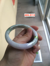 Load image into Gallery viewer, Sale! Type A 100% Natural dark green/white/black Jadeite Jade bangle with defects group 3