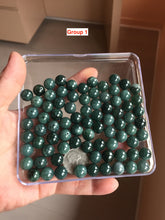 Load image into Gallery viewer, 10mm Type A 100% Natural light green dark green blue black gray Guatemala Jadeite Jade bead pendant group PB298  Add on item. No sale alone.
