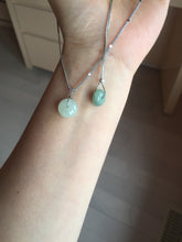 Load image into Gallery viewer, 9.5-13.5mm Type A 100% Natural light green yellow brown Jadeite Safety Guardian Button abacus bead donuts pendant PF40 Add on item
