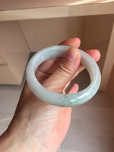 Load image into Gallery viewer, 53.2mm Certified Type A 100% Natural light green purple white Jadeite bangle PB291-3362
