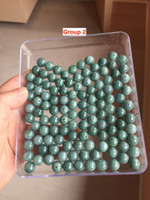 Load image into Gallery viewer, 10mm Type A 100% Natural light green dark green blue black gray Guatemala Jadeite Jade bead pendant group PB298  Add on item. No sale alone.
