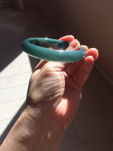Load image into Gallery viewer, 60.6mm Certified Type A 100% Natural dark green/blue/gray/black Guatemala Jadeite bangle PJ135-1486
