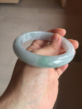 Load image into Gallery viewer, 57.5mm certified 100% natural Type A light green/purple jadeite jade bangle PE9-0311
