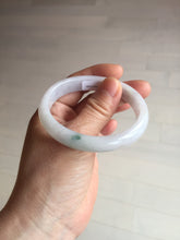 Load image into Gallery viewer, 52mm certified type A100% Natural green purple oval Jadeite Jade bangle BM34-0270
