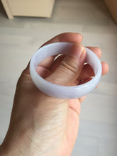 Load image into Gallery viewer, 50mm certified 100% natural Type A  white purple thin jadeite jade bangle BS167-1625
