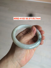 Load image into Gallery viewer, Sale! Type A 100% Natural dark green/white/black Jadeite Jade bangle with defects group 3
