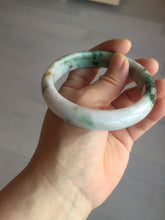 Load image into Gallery viewer, 59.5mm certified Type A 100% Natural light purple light brown dark green sunny green Jadeite Jade bangle AA48-3312
