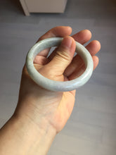 Load image into Gallery viewer, 56.5mm certified Type A 100% Natural purple white Jadeite Jade bangle D138-4044
