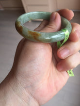 Load image into Gallery viewer, 48.9mm CertificatedType A 100% Natural green/yellow jadeite jade bangle F113-7245
