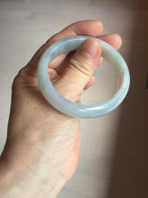 Load image into Gallery viewer, 50.5mm certified 100% natural Type A light green/purple oval jadeite jade bangle PB191
