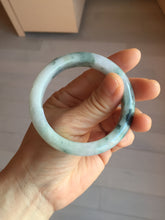 Load image into Gallery viewer, 52.5 mm Certified Type A 100% Natural green white Jadeite Jade bangle PA216-3889
