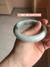 Load image into Gallery viewer, Sale! 56-62mm 100% Natural dark green light green purple white jadeite jade bangle group A61(add on item))
