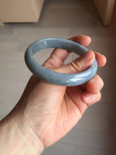 Load image into Gallery viewer, 60mm Certified Type A 100% Natural purple/gray/black Guatemala Jadeite bangle PF65-0428
