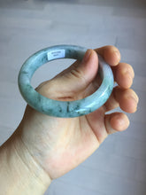 Load image into Gallery viewer, 55mm Certified Type A 100% Natural light green purple with floating flowers Jadeite bangle AY128-6647
