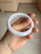 Load image into Gallery viewer, 54.6mm certified 100% Natural type A light purple white Jadeite Jade bangle PC248-0343
